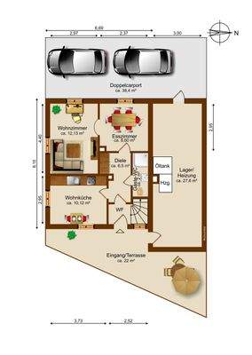 Erdgeschoss Grundriss