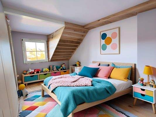 Kinderzimmer: Mit KI renoviert und eingerichtet!