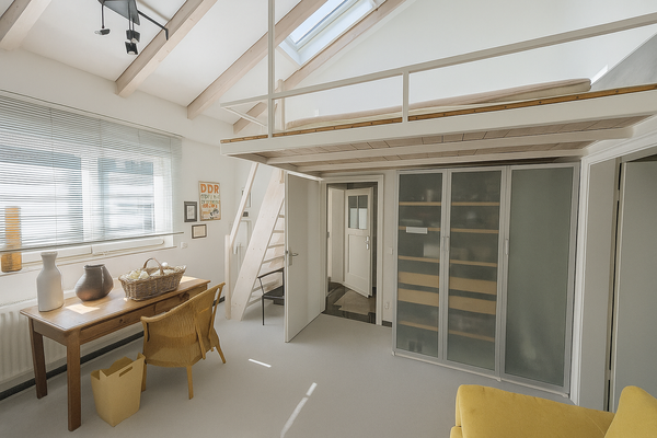 Zimmer mit Schlafboden