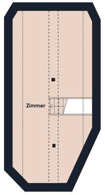 Grundrissplan ohne Maßstab Dachboden