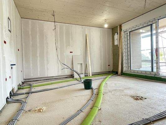 Wohnen und Essen mit offener Küche