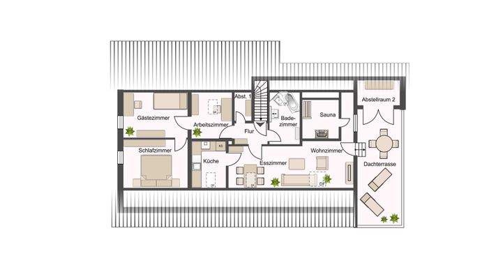 Grundriss Obergeschoss