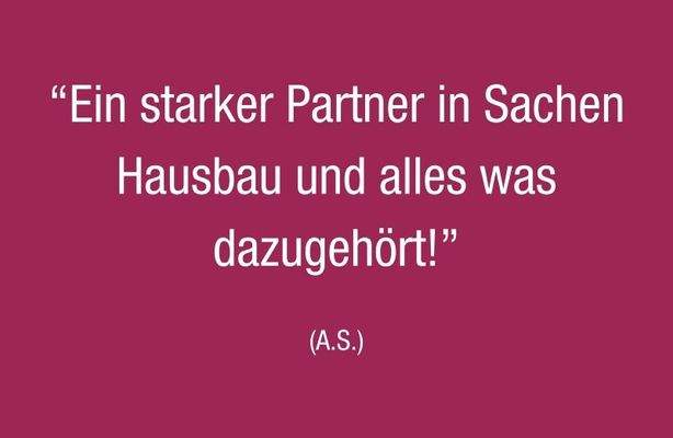 Zitat Bauherren