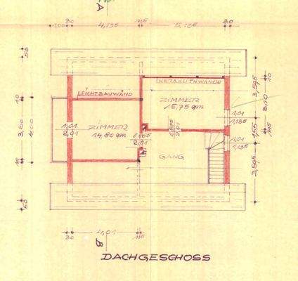 Grundriss Dachgeschoss
