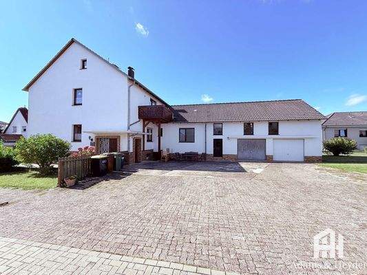 Seitenansicht mit Anbau