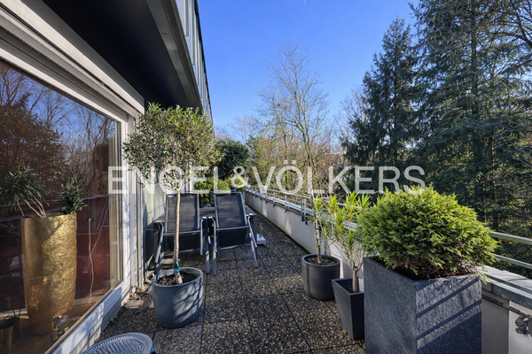 Weitläufige Südterrasse