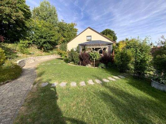 Blick vom Stellplatz