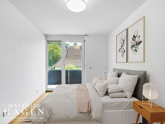 Schlafzimmer mit Einrichtungsvorschlag