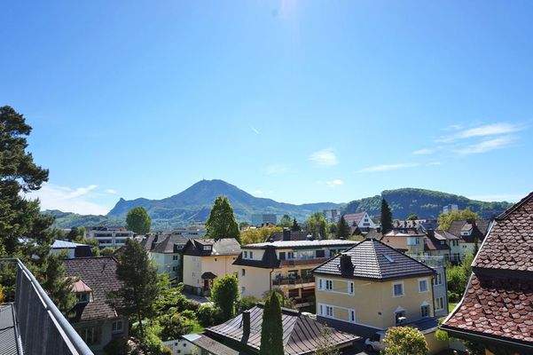 Blick auf den Salzburger Hausberg, den Gaisberg