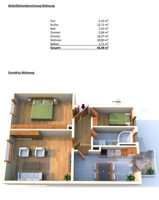 Grundriss WE 13