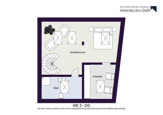 Gebäude 1, WE 3 - DG