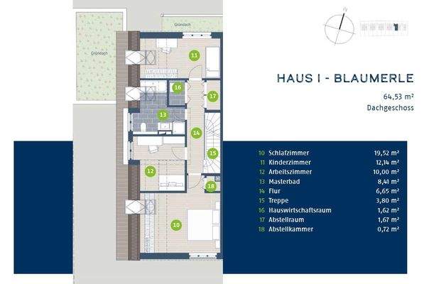 Grundriss Dachgeschoss