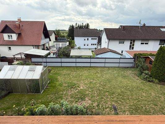 Blick vom Balkon 1. OG