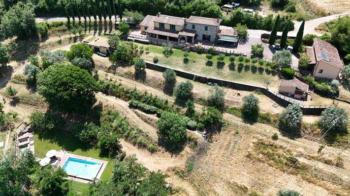 Agriturismo mit Olivenhein und Pool