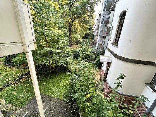 Blick auf das Grundstück