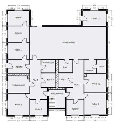 Grundriss Keller