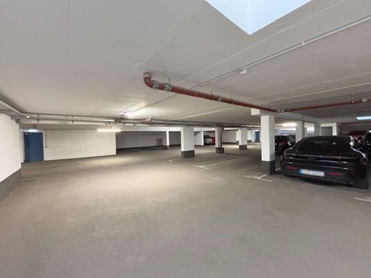 Blick in die Tiefgarage