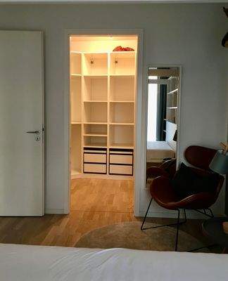 Blick in die Ankleide