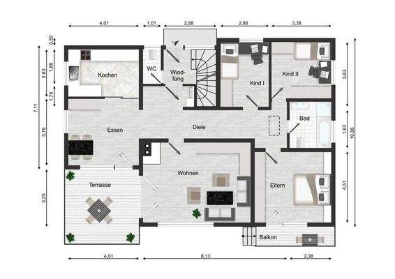 Grundriss Erdgeschoss