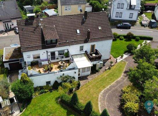 Aussenansicht2, Drohne - Gartenseite