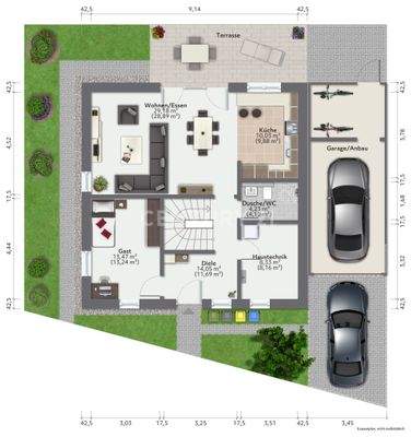 Grundriss Erdgeschoss