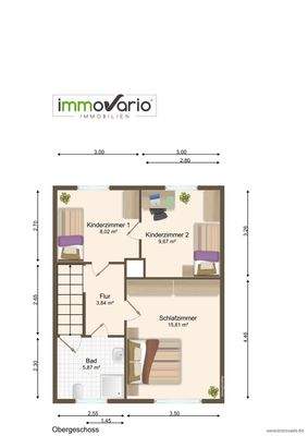 Grundriss Obergeschoss