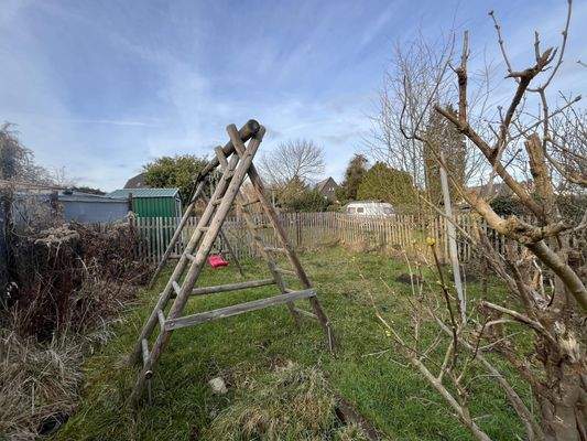 Garten hinter dem Haus
