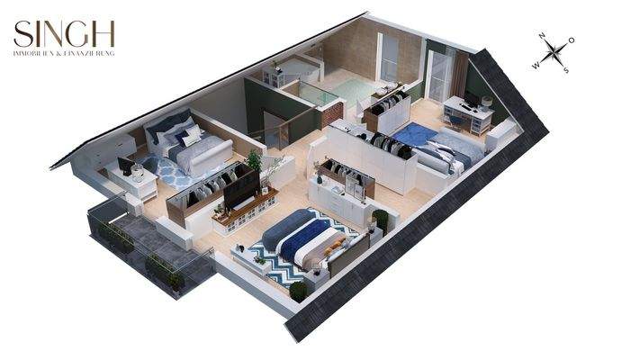 Grundriss - Dachgeschoss