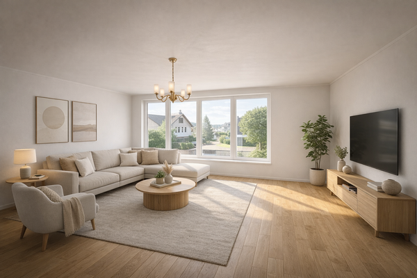 Wohnzimmer - Sanierungsbeispiel