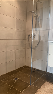 Gäste-Kinderbad mit bodentiefer Dusche