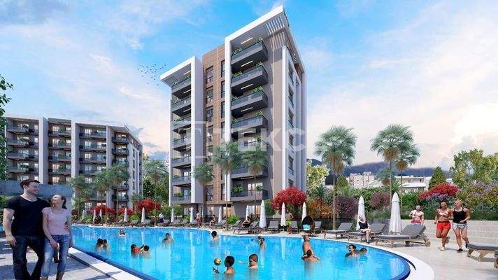 Spacious Apartments in a Secure Complex in Antalya Altintas