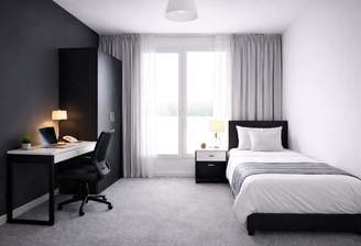  Einzelzimmer 17m2 mit Balkonterrasse –Miete: 550