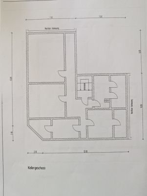 Grundriss Keller