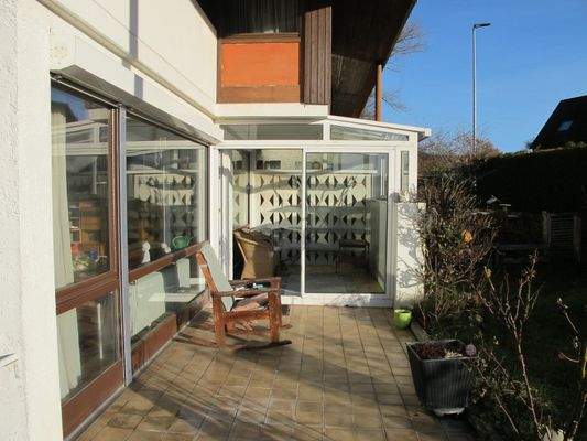 Terrasse und Wintergarten