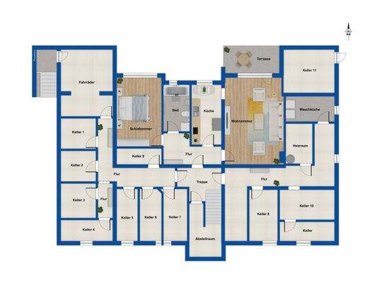 Grundriss Souterrain 