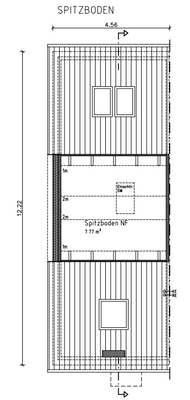 Grundriss Spitzboden