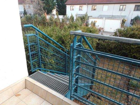 Terrassenzugang in den Garten