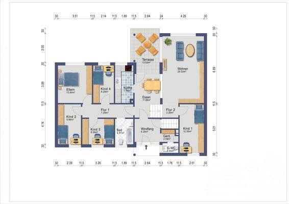 Grundriss Erdgeschoss