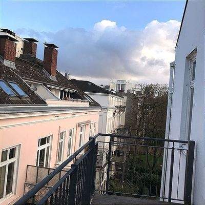 traumhafter Blick vom Balkon 