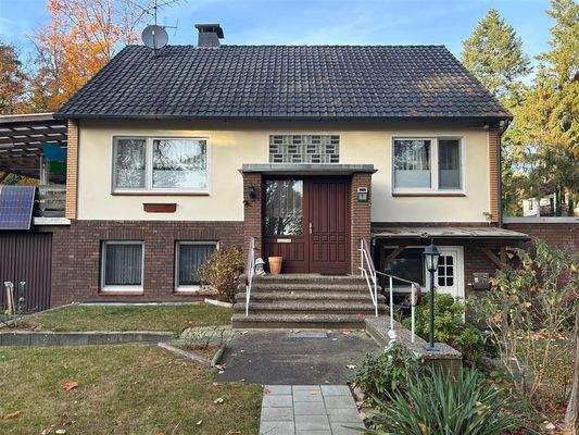 Wohnhaus mit Blick auf den Eingang