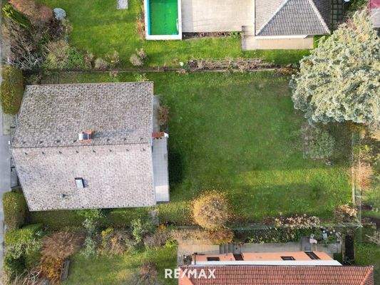 Grundstück von oben