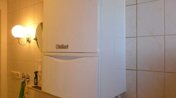 Heizung im WC der großen Wohnung OG