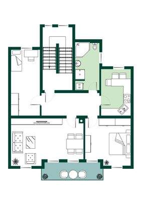 Grundriss 1.OG, 2.OG, 3.OG