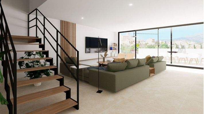 Reihenhaus mit Panoramablick auf die Berge zum Verkauf in Campanet, Mallorca