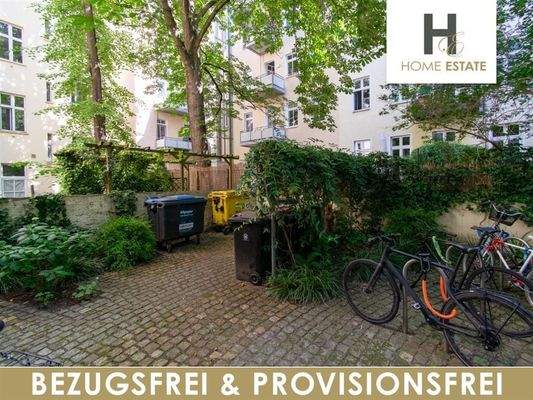 Abstellmöglichkeiten im Hof