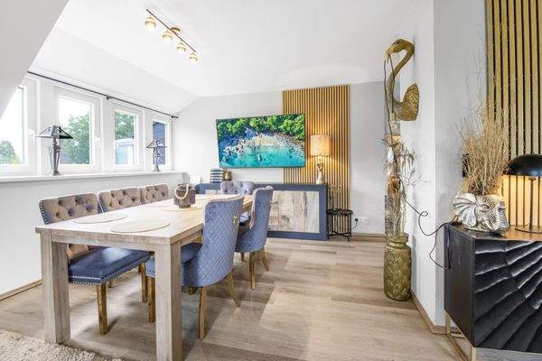 Essbereich im Dachgeschoss