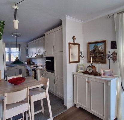 Küche - Blick vom Wohnbereich