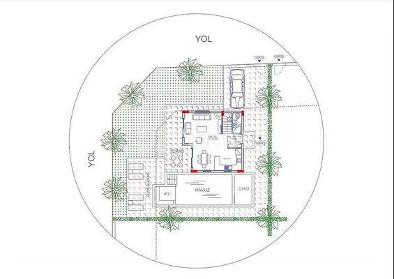 Detached Villas with Pool Near the Sea in Konaklı Alanya