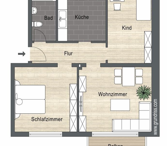 3 Zimmer Wohnung in Hamburg (Neugraben-Fischbek)