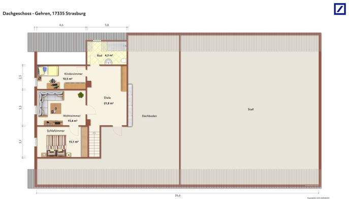 Grundriss Dachgeschoss